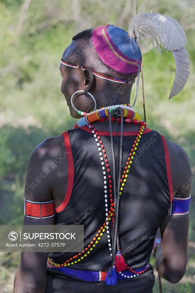 A warrior attending a Sapana ceremony.