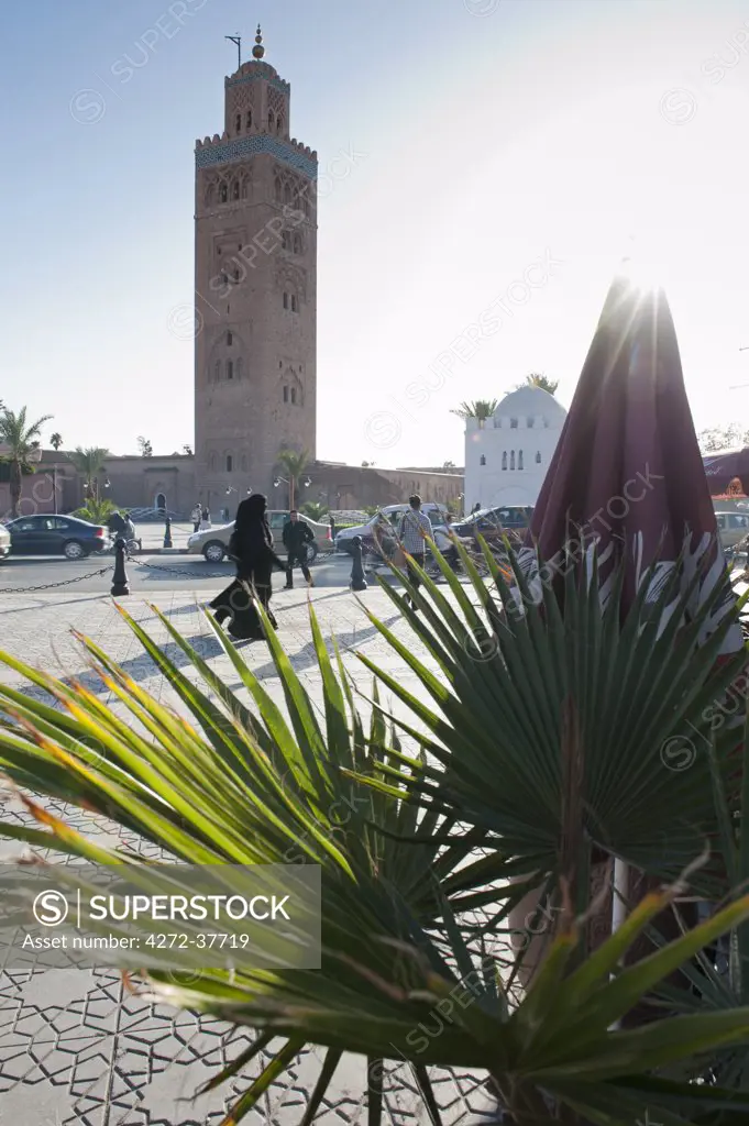 Koutoubia Mosque is the largest mosque in Marrakesh, Morocco