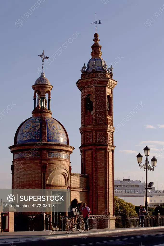 Spain, Andalusia, Seville; The chapel of 'El Carmen' in the Triana region