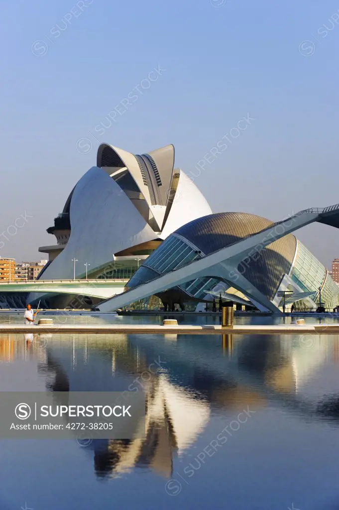 Europe, Spain, Valencia, L'Hemerferic, City of Arts and Sciences