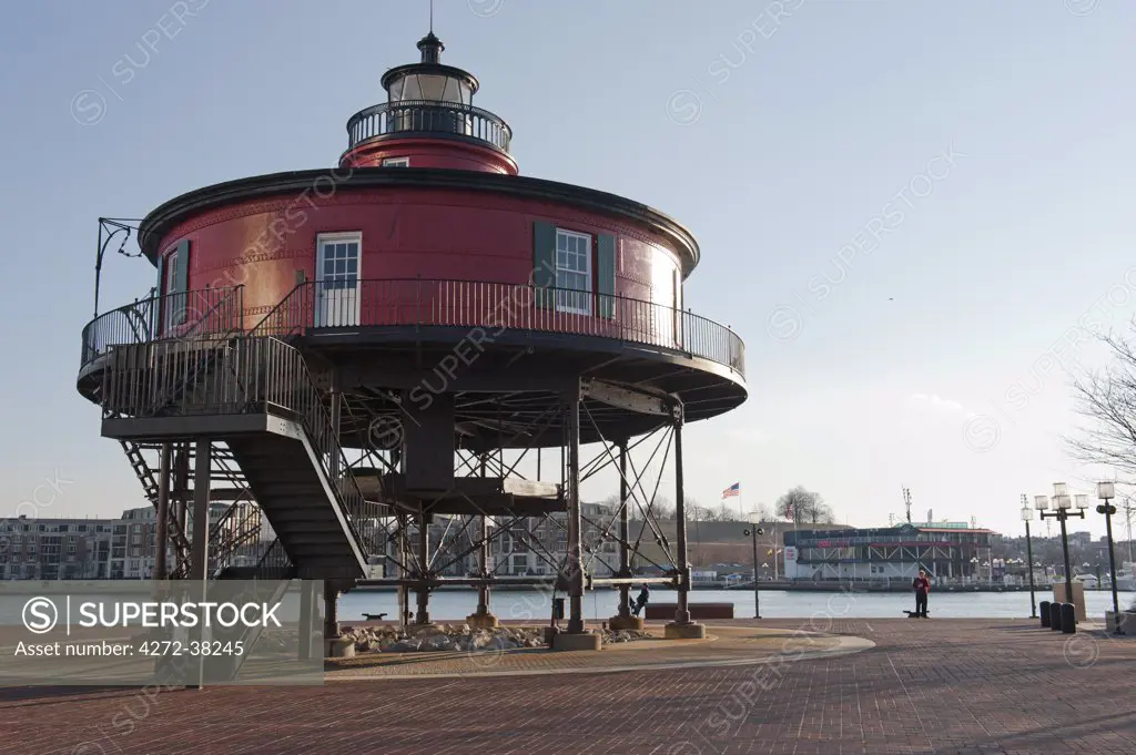 The Seven Foot Knoll Lighthouse, Baltimore, State of Maryland, U.S.A.