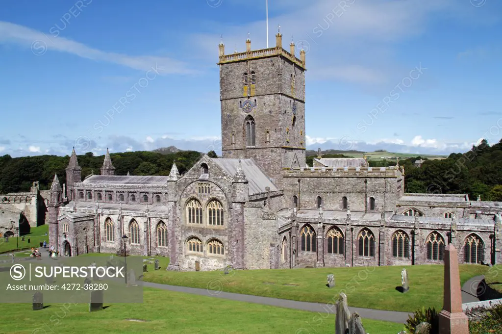 St Davids Cathedral, Pembrokeshire, Wales.