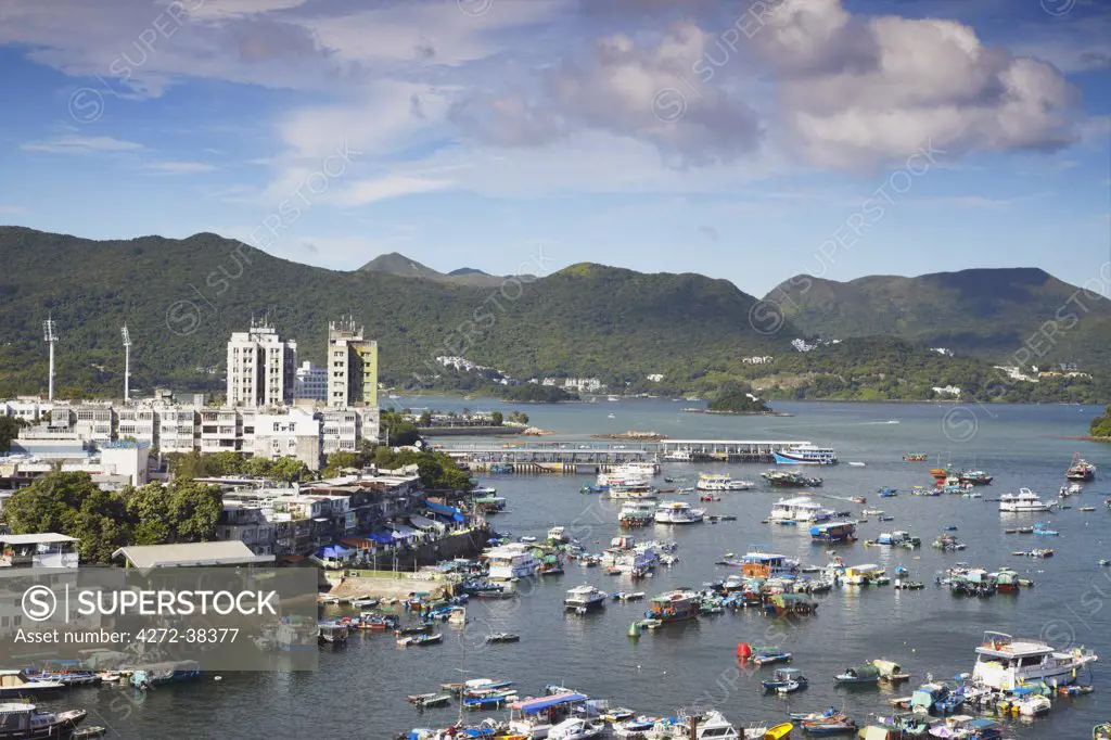 View of Sai Kung harbour, New Territories, Hong Kong, China