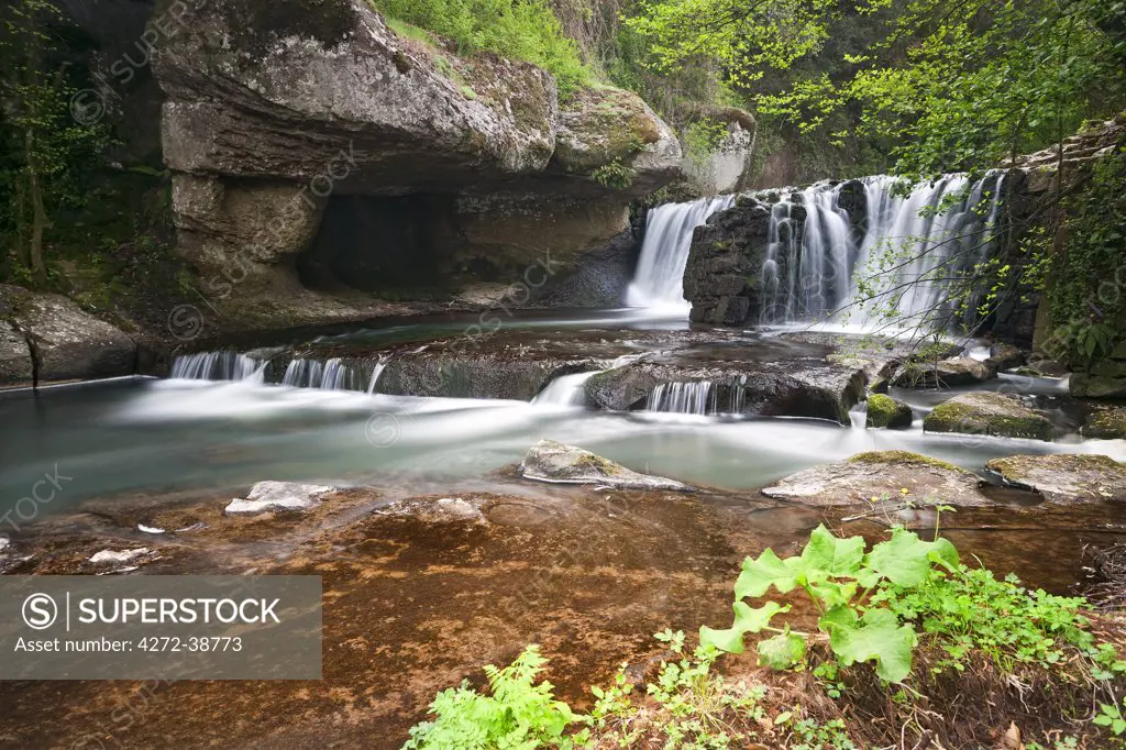 Italy, Lazio, Viterbo district, Chia, The falls, location of the Pasolini Film 'The Gospel According to St. Matthew'.