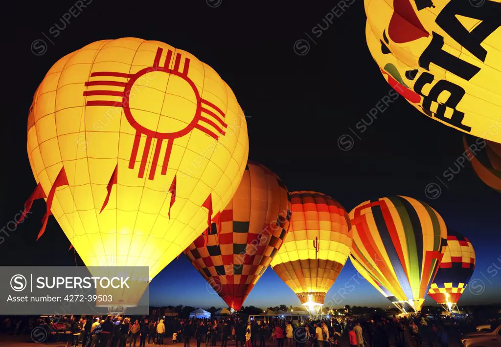 U.S.A., New Mexico, Taos, Balloon Festival