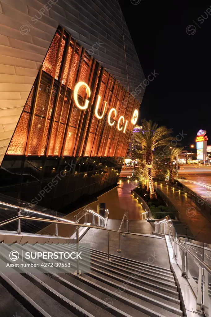 U.S.A., Nevada, Las Vegas, Gucci at City Center