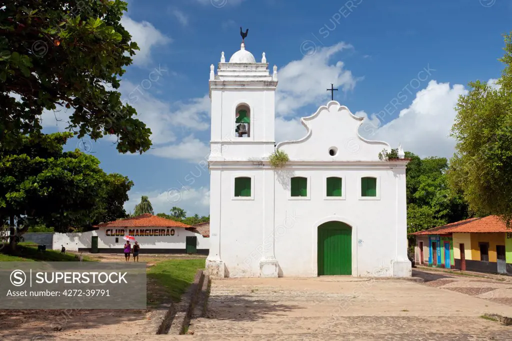 South America, Brazil, Maranhao, Alcantara, church of Nossa Senhora do Rosario dos Pretos