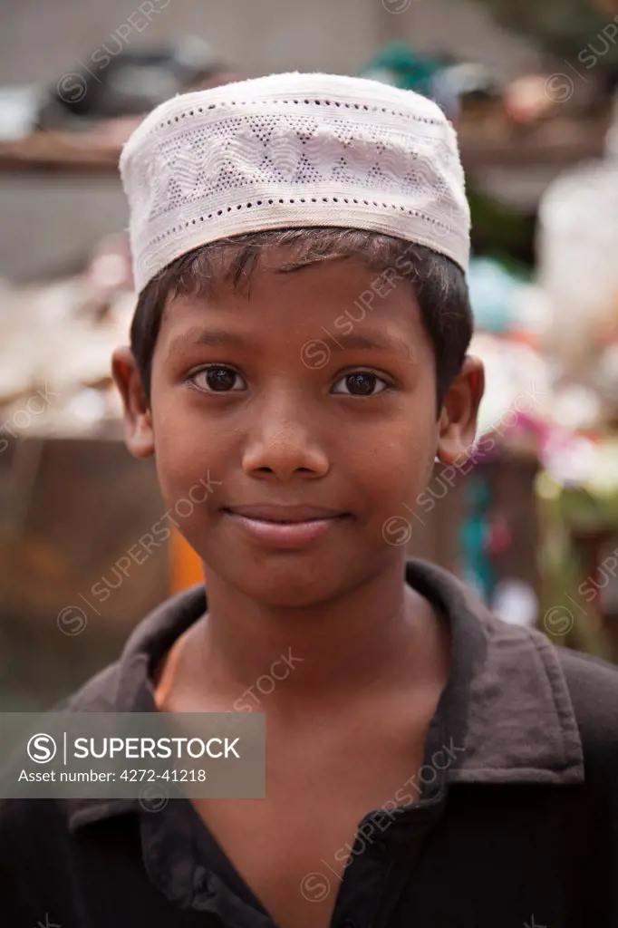 Bangladesh, Dhaka. Young boy in Dhaka.