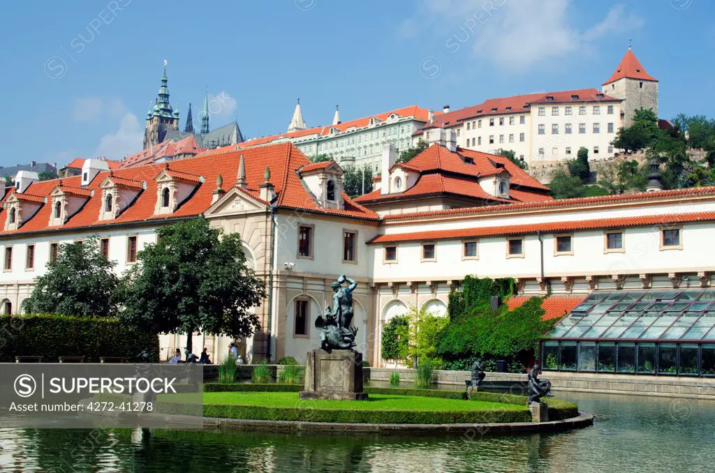 Europe, Czech Republic, Prague, Wallenstein Palace garden
