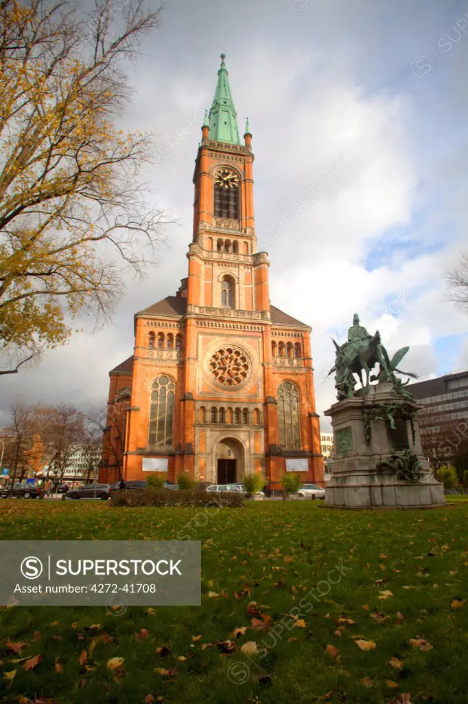 Dusseldorf, North Rhine Westphalia, Germany, Martin Luther church