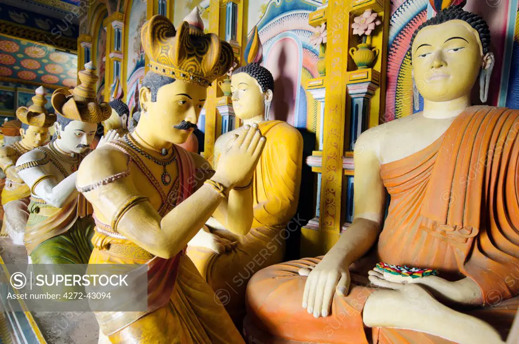Sri Lanka, Southern Province, Wevurukannala Vihara Buddhist temple at Bentota