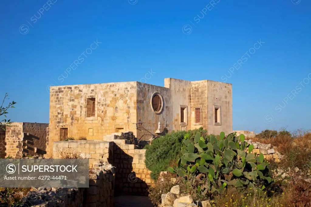 Mediterranean Europe, Maltese Islands, Gozo. Buildings dating back to past rule in the Citadella
