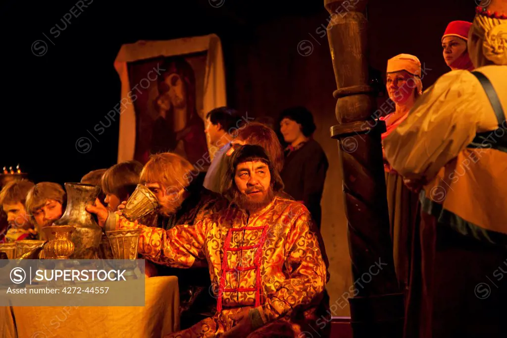 Russia, St.Petersburg. During a performance of a Rimsky Korsakov Opera, The Tsar's Bride
