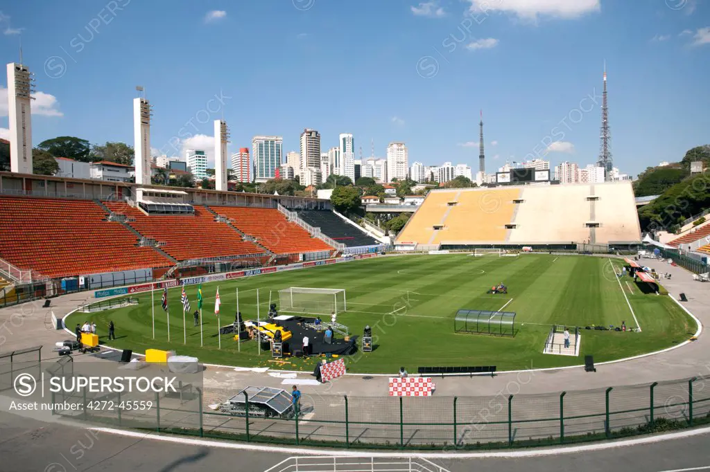 South America, Brazil, Sao Paulo, the Estadio Municipal Paulo Machado de Carvalho at the Football Museum in Pacaembu