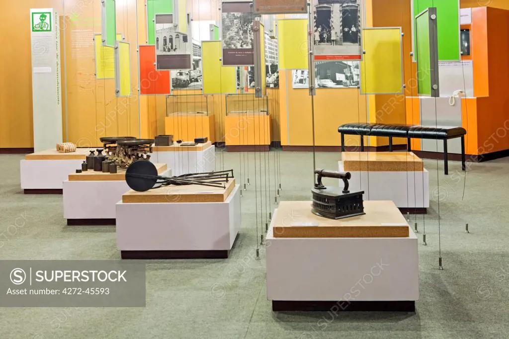 South America, Brazil, Sao Paulo, the interior of the The Museum of Japanese Immigration to Brazil in Liberdade