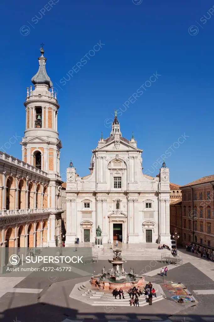 Italy, Marche, Ancona district, Loreto, Sanctuary of Madonna di Loreto