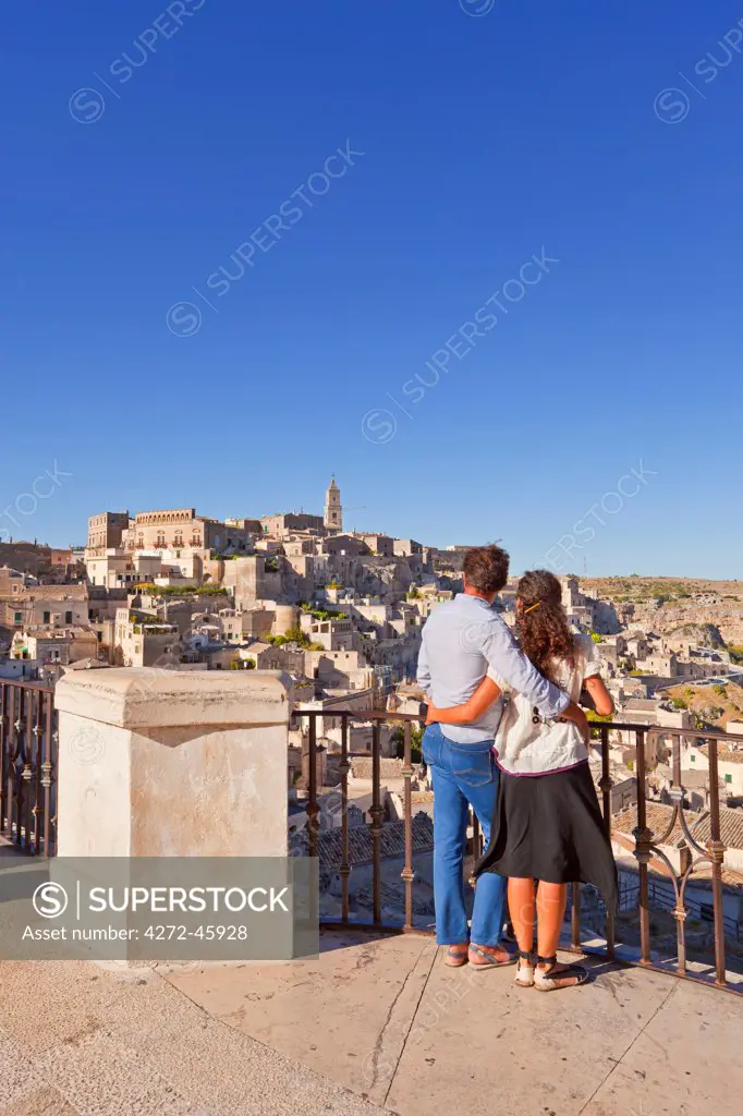 Italy, Basilicata, Matera district, Matera, Sassi di Matera, meaning stones of Matera,