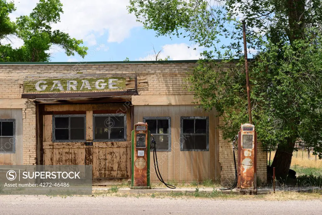 Abandoned garage, Southern Utah,  Utah,  USA