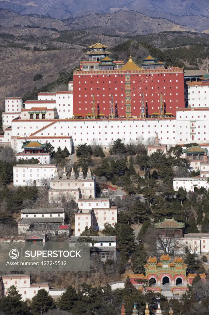 China, Hebei Province, Chengde, Unesco World Heritage Site, Putuo Zongcheng Tibetan outer temple (1767)