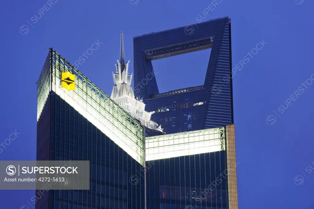 China, Shanghai, Pudong new area, International Finance Tower