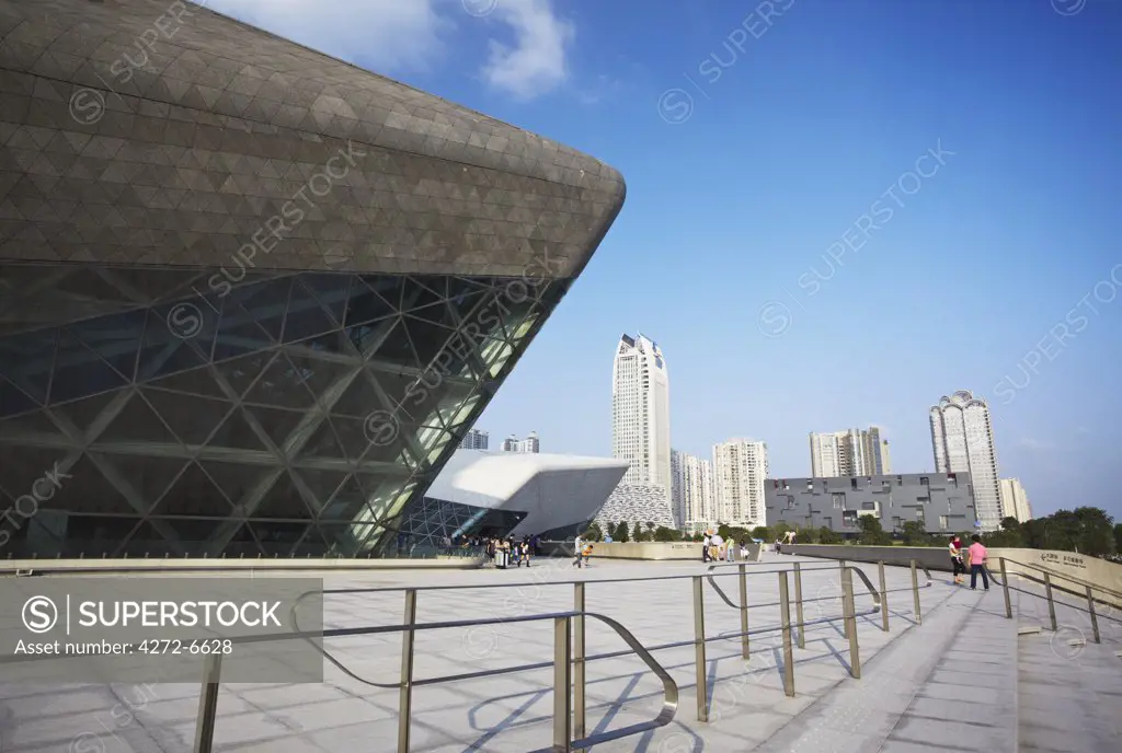 Opera House, Zhujiang New Town area, Guangzhou, Guangdong, China