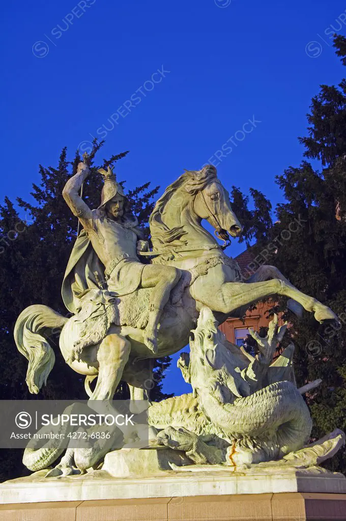 Statue of St George and the Dragon