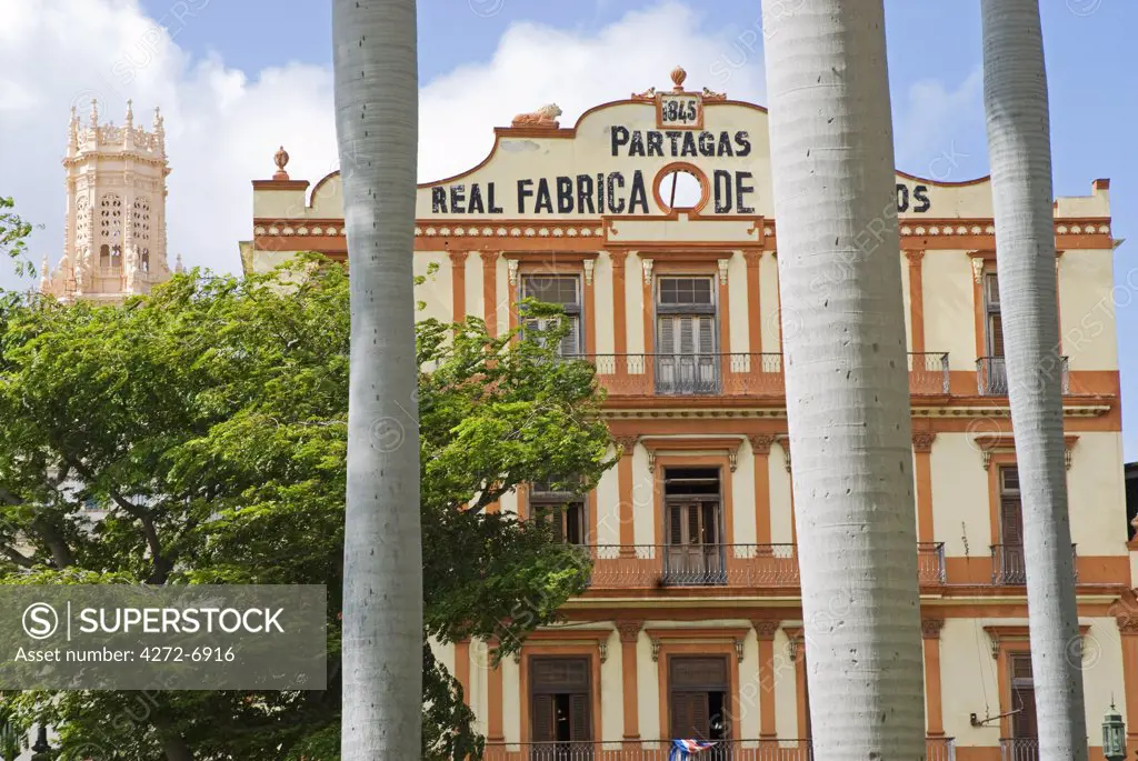 Cuba, Havana. Partagas Cigar Factory (Fabrica de Tobacos Partagas), Havana