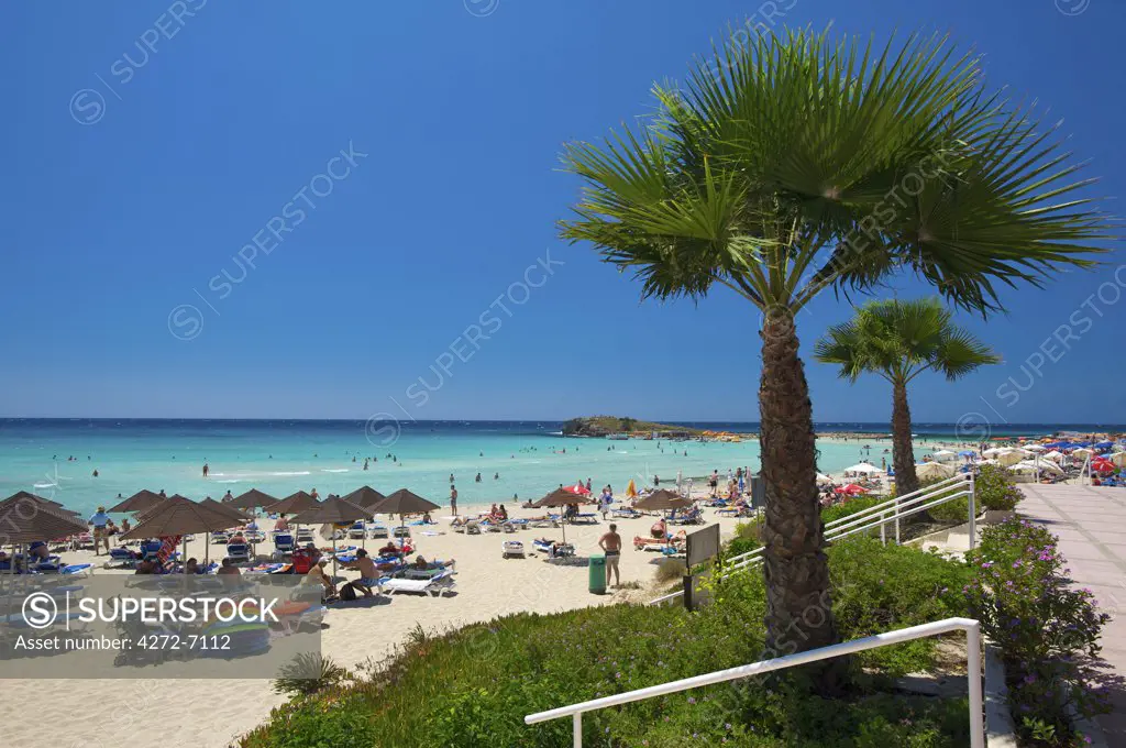 Nissi Beach in Agia Napa, Cyprus