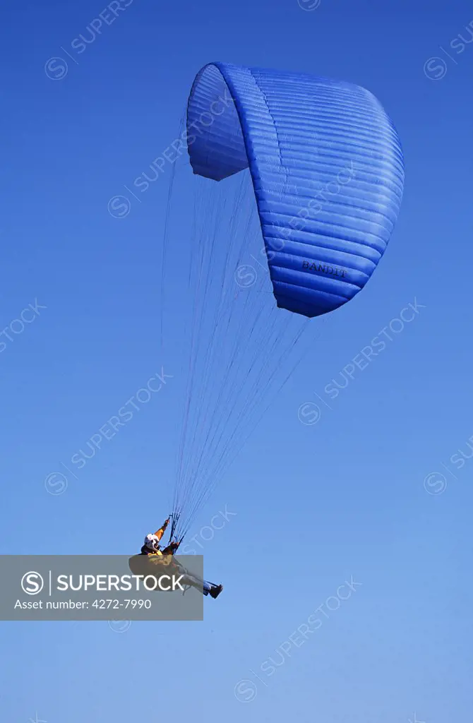 Paraglider in Weymouth Devon