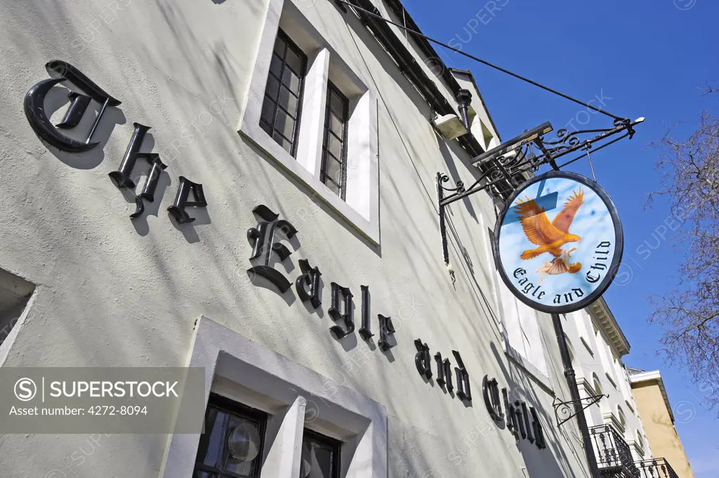 The Eagle and Child pub in Oxford. During the 1950s and 1960s, CS Lewis and JRR Tolkein would meet here, along with their circle of literary friends known as The Inklings to read and discuss their latest work, including the Chronincles of Narnia and The Lord of the Rings.
