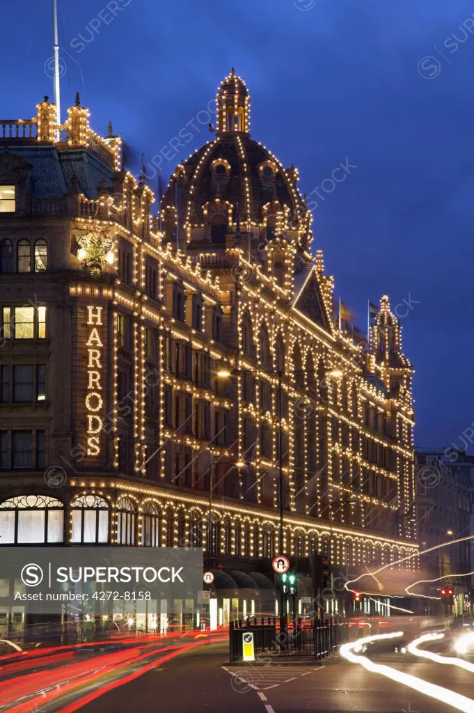 Harrods in Knightsbridge, perhaps the most famous department store in the world.