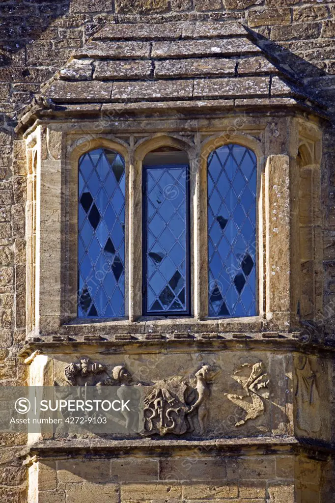 England, Somerset, Montacute. Montacute House is a magnificent Elizabethan renaissance Ham Hill Stone manor house used as the location for the 1995 'Sense and Sensibility' film and described as as one of the glories of late Elizabethan architecture.