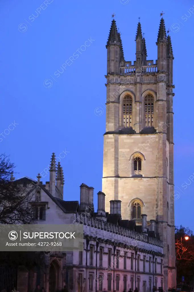 UK, England, Oxford. The Magdalen College in Oxford.