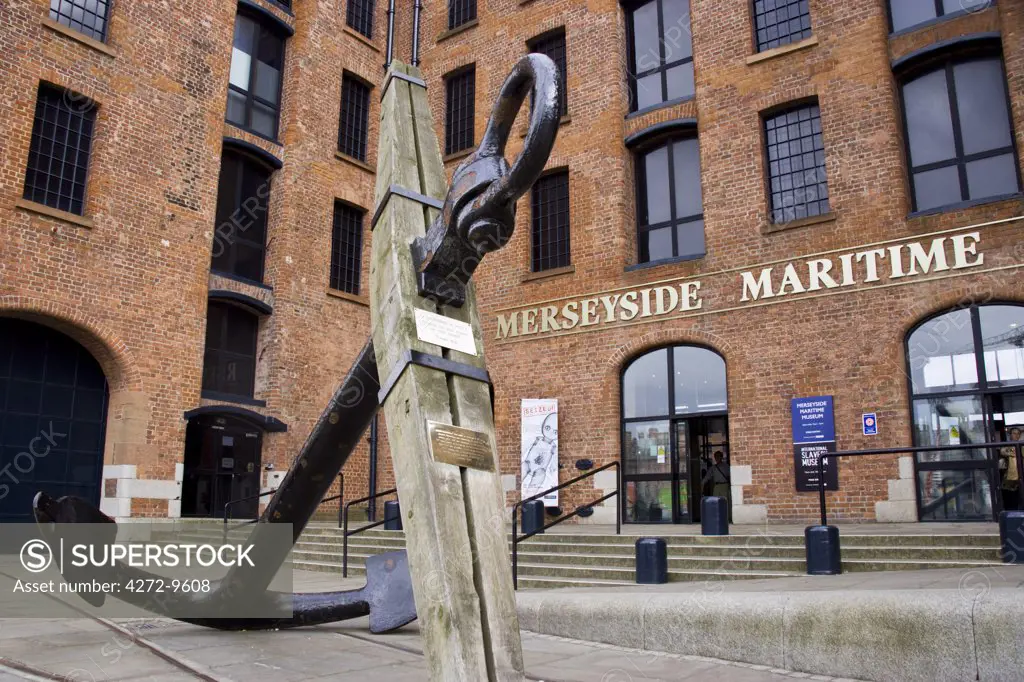 Merseyside Maritime Museum, Albert Dock, listed as World Heritage by UNESCO, Liverpool, England.