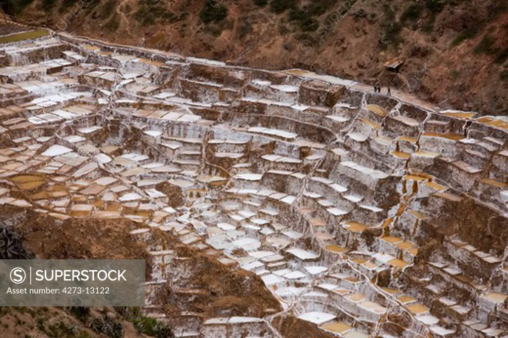 Maras Salt Mines, Salinas Near Tarabamba In Peru