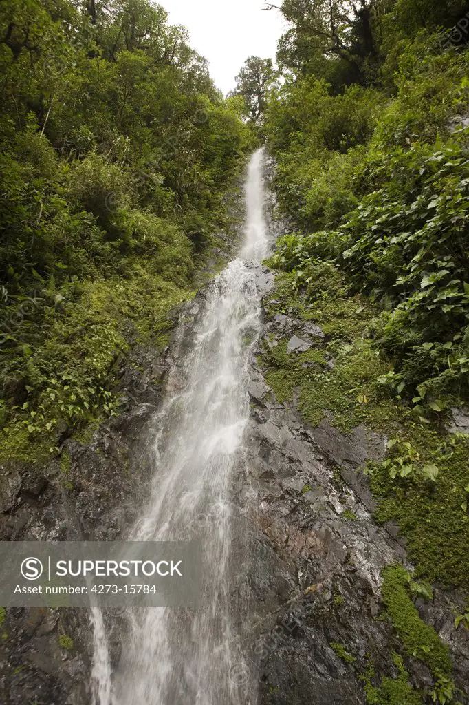 Waterfalls in Manu National Park in Peru