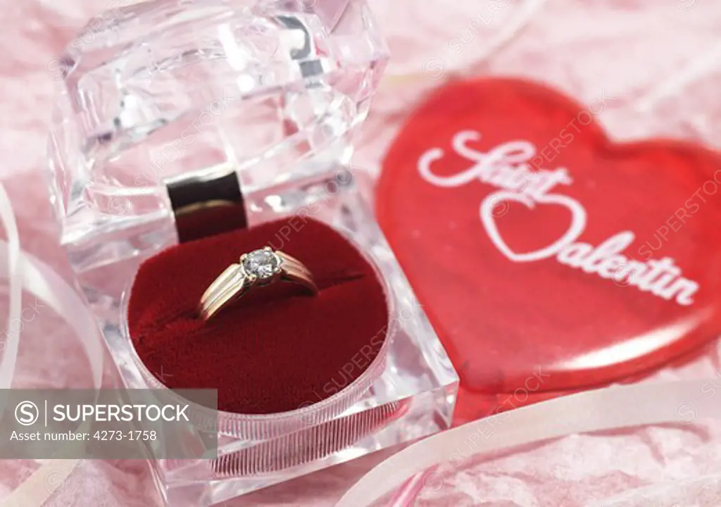 Diamond Ring Offered On Valentine'S Day