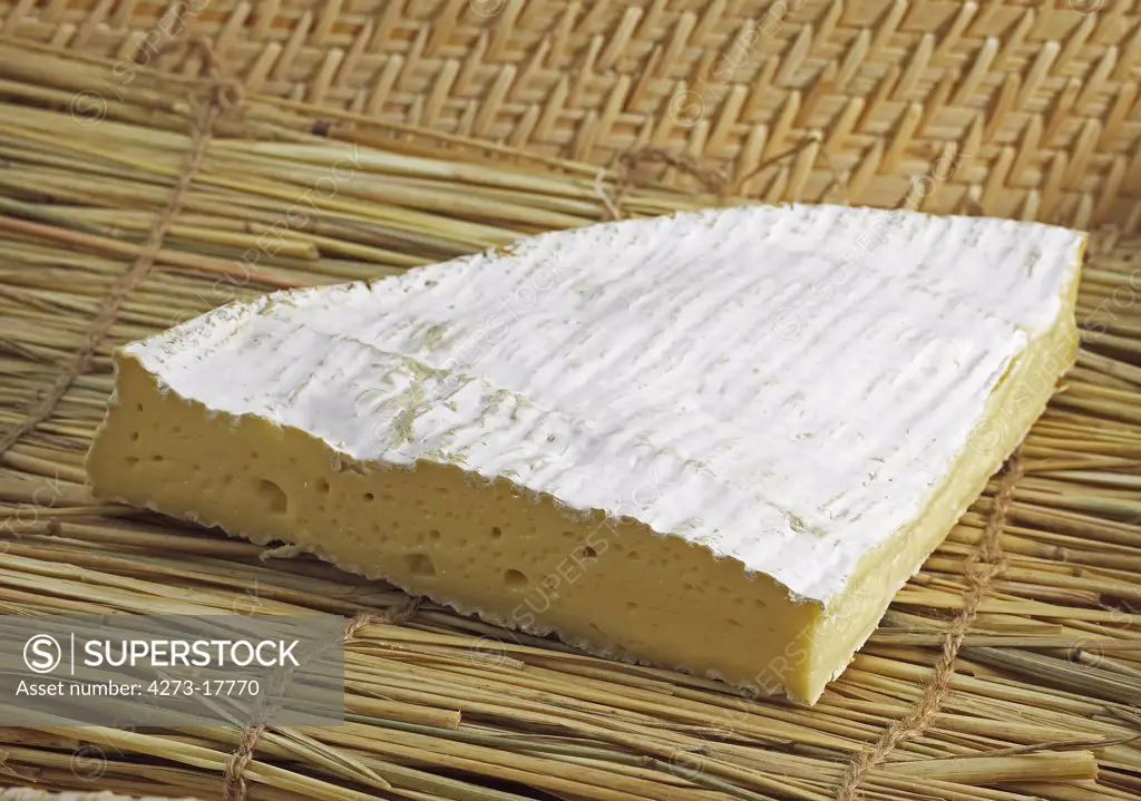 Brie de Meaux, French Cheese made with Cow Milk