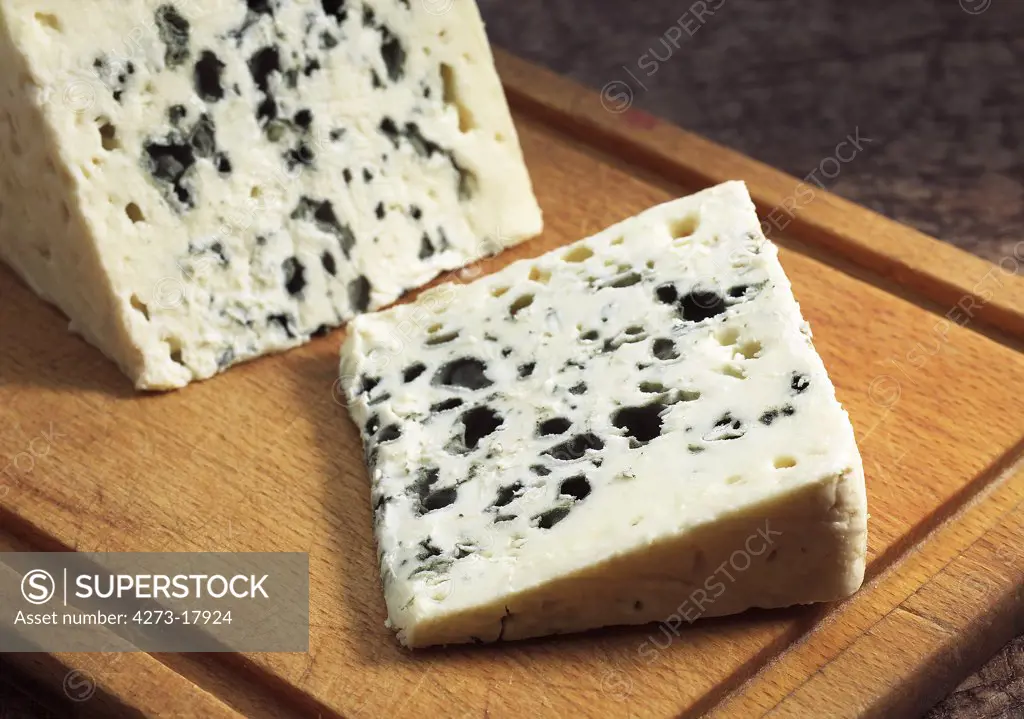 French Cheese called Roquefort, Cheese made from Ewe's Milk