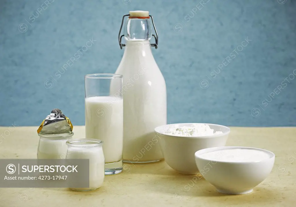 Milk Based Products, Milk, Double cream, Yoghurt, Soft cheese