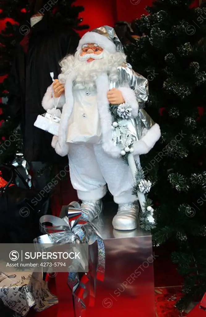 Christmas In Aslace, East Of France, Santa Claus