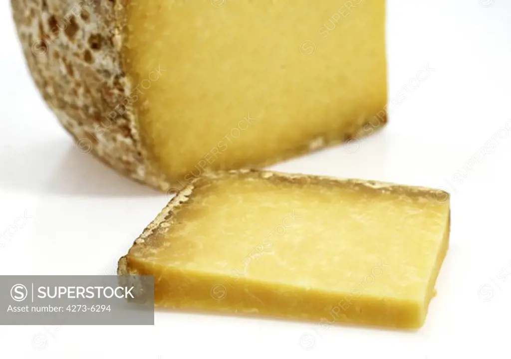 French Cheese Called Cantal, Cheese From Jura Made With Cow'S Milk