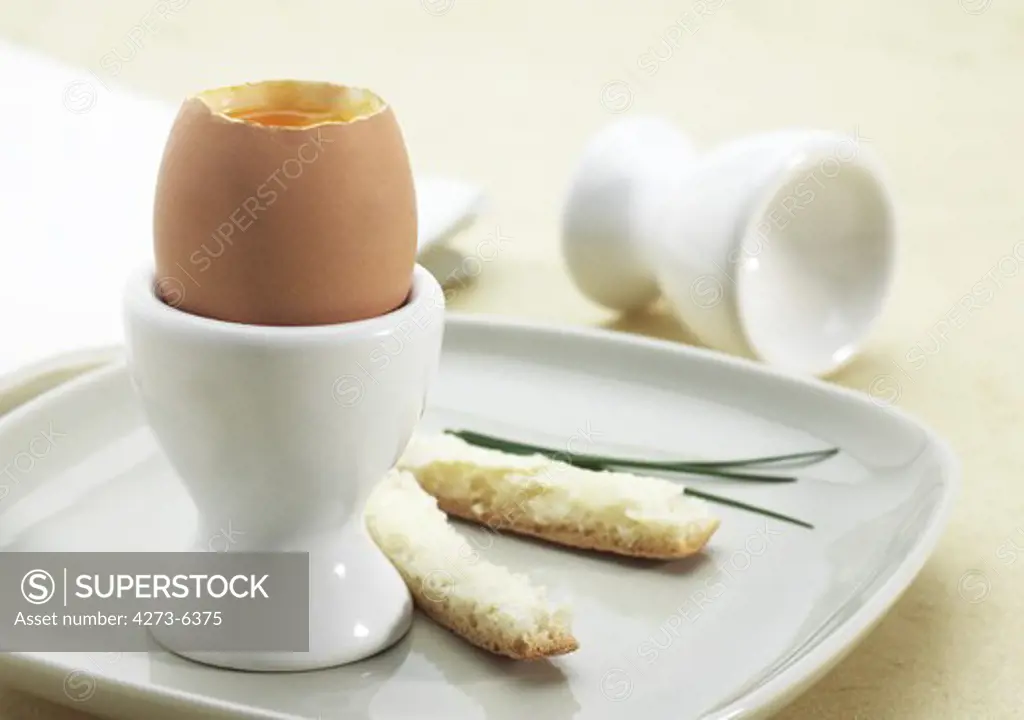 Soft-Boiled Egg With Egg Cup