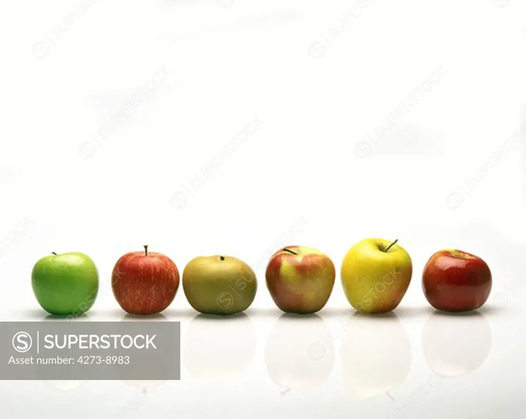 Apples : Granny Smith, Calville, Pink Lady, Granada, Golden, And Royal Gala