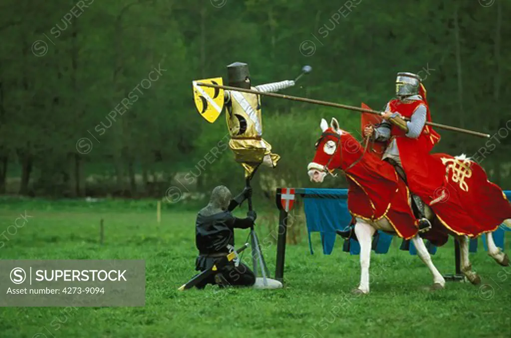 Medieval Tournament Of Chivalry In France