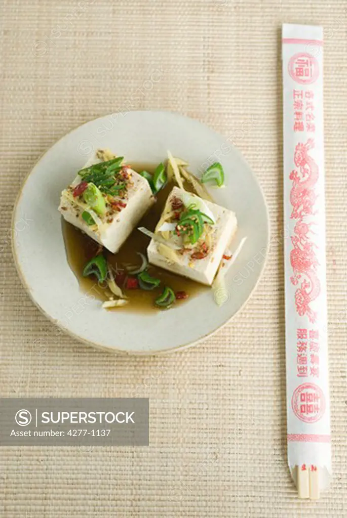 Tofu with ginger