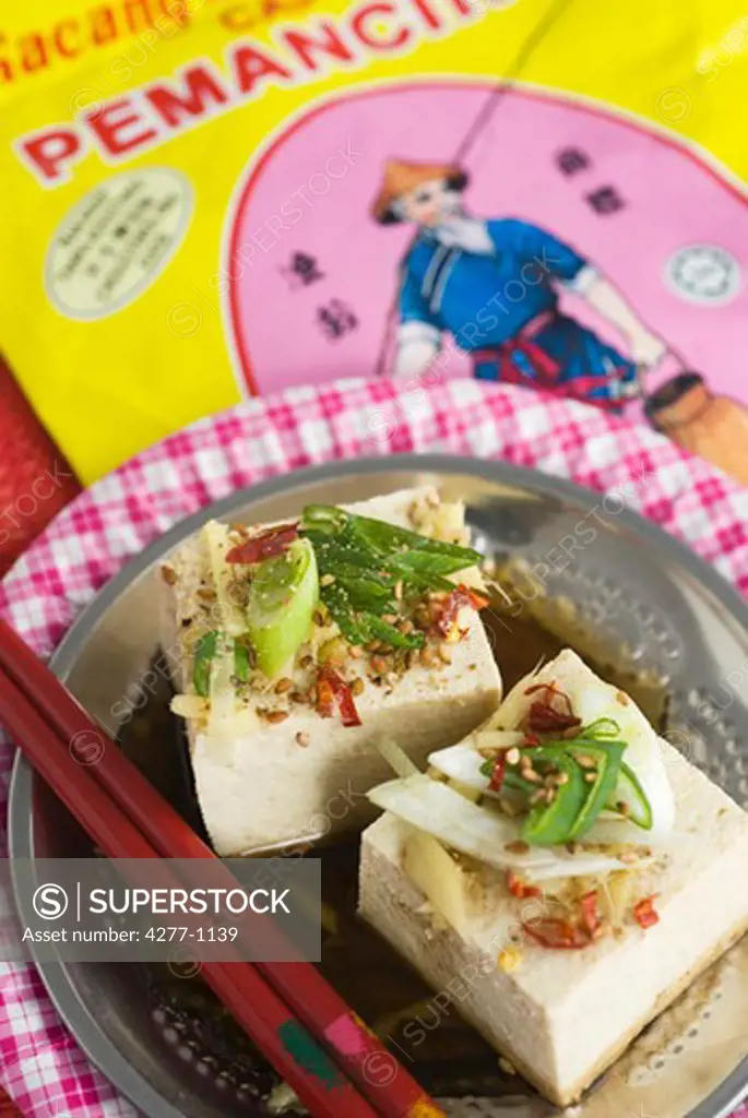 Tofu with ginger