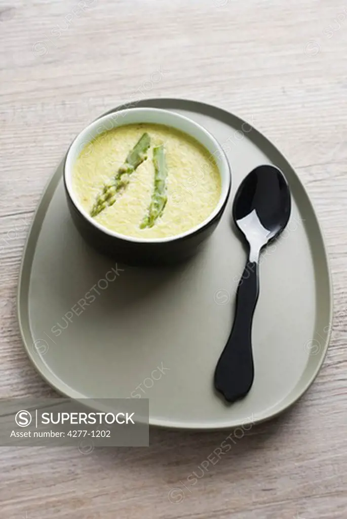 Asparagus flan