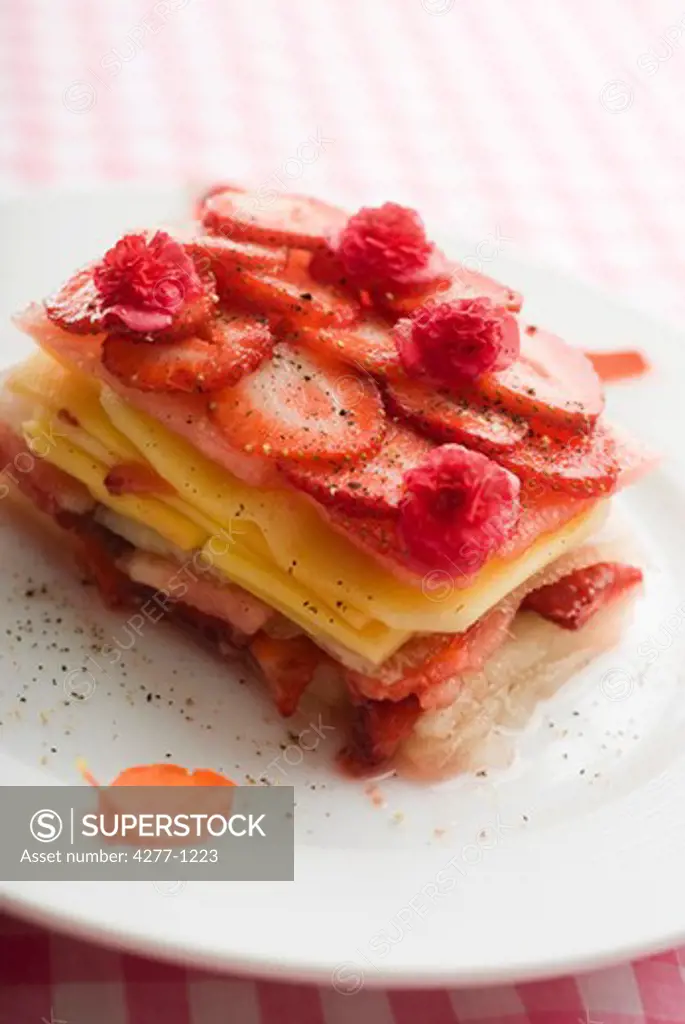 Fruit lasagna