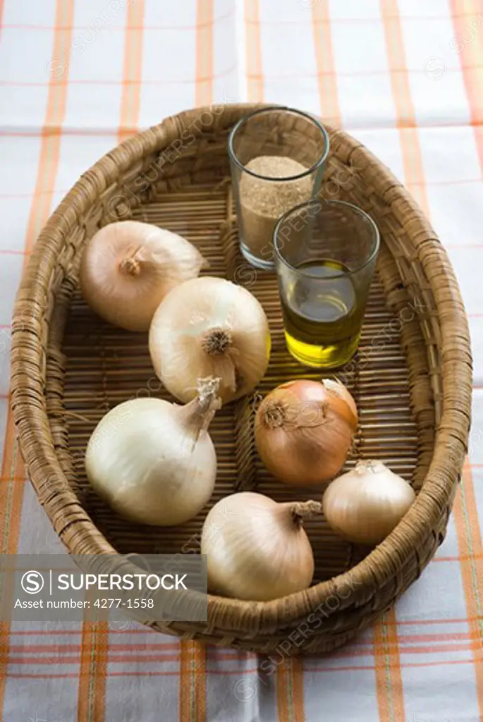 Crispy onions, ingredients